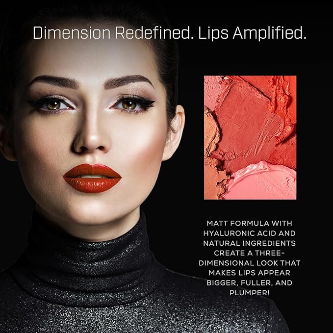 Radiant Professional Advanced Care Lipstick - Ultra Nourishing, Moisturizing Long Lasting Lipstick With Vitamin E- UVA UVB Filters - MATTE - Ruby Red (207)