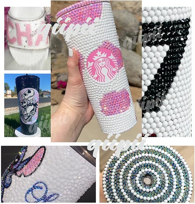 10000PCS 2mm White Resin Rhinestones for Crafting SS6 Pure White Flatback Jelly Stones Bulk Non-Hotfix Diamonds Gems Charms for Nails Face Eyes Makeup Body Mugs Tumblers Bottles Crafts Clothes
