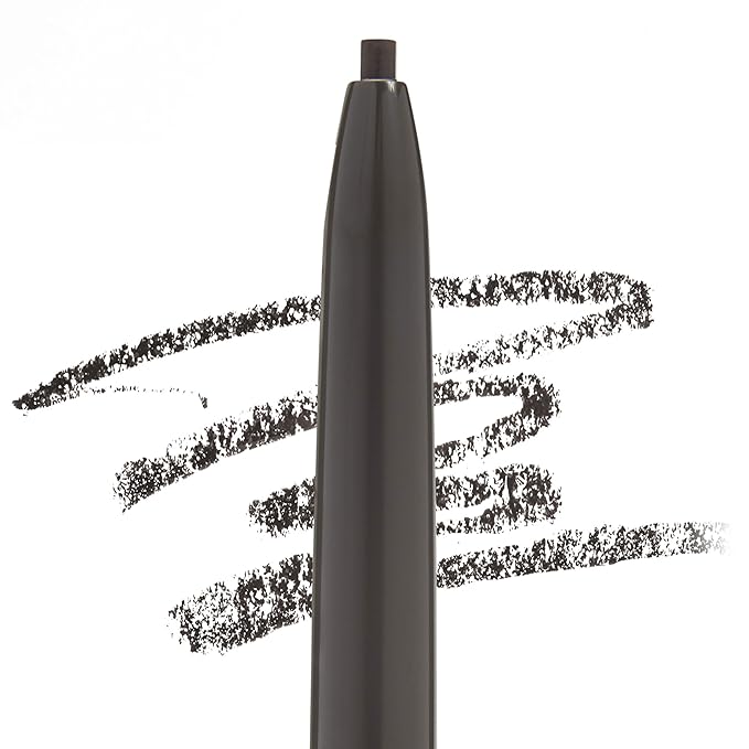 ColourPop Defining Eyebrow Pencil - Precision Brow Pencil Tip for Natural Hair-Like Strokes - Long-Lasting Buildable Color with Attached Spoolie & No Sharpening Needed - Soft Black (0.003 oz)
