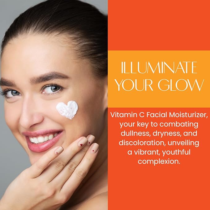 Vitamin C Facial Moisturizer - Hydrating & Anti-Aging, Smooths & Brightens Skin - Dermatologist Tested, Cruelty-Free Korean Skin Care for All Skin Types - 1.69 fl. oz (2 Pack)