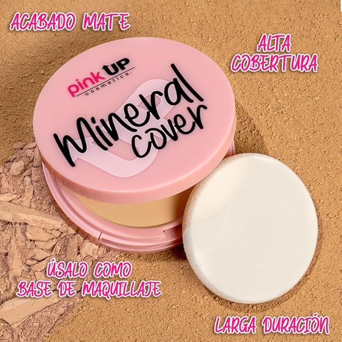 Mineral Cover Compact Powder| Make Up| Setting Powder| Pressed Powder| Face Make Up |Long-lasting| Full coverage| Does not clog skin pores| Model PKM600