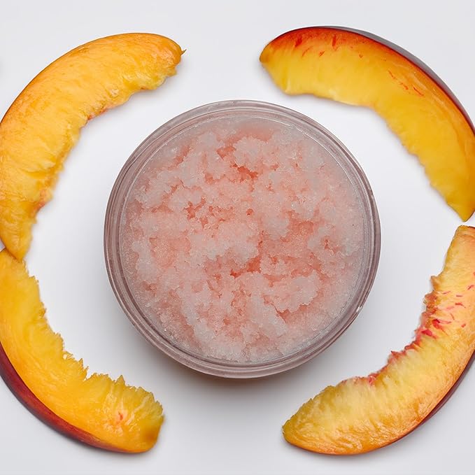 Sugaring NYC Moisturizing and Exfoliating Signature Body Scrub - Silky Smooth Skin and Ingrown Hair Prevention (Juicy Peach)