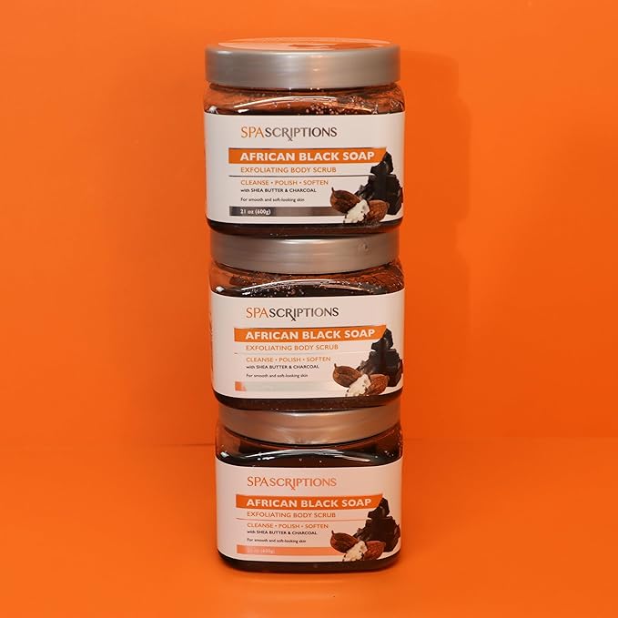 Spascriptions Body Scrubs 21 Oz (21 oz, African Black Soap)