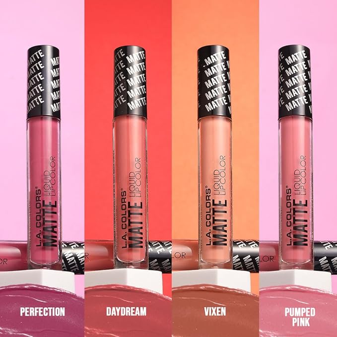 L.A. COLORS Matte Liquid Lip Color, Perfection CLG404