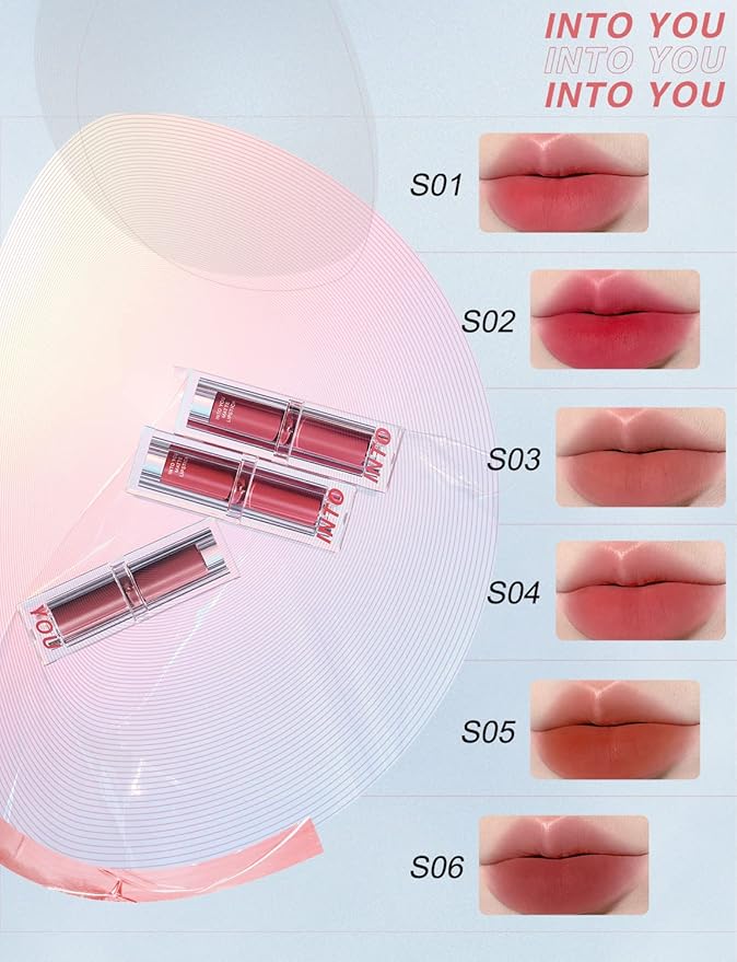 INTO YOU Matte Lipstick Soft Ultra Highly Pigmented Nude Lip Stick Smooth Lightweight Lip Makeup for Women Cream Finish