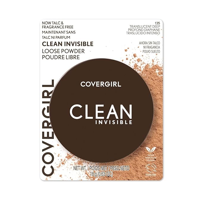 Clean Invisible Loose Powder Translucent Deep
