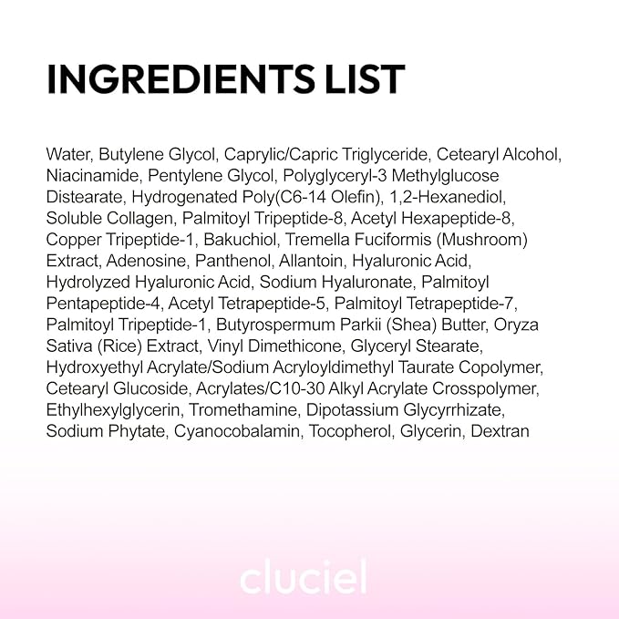 Collagen Peptide Cream I Face Moisturizer with Collagen, 7 Peptides, Vitamin B12, Targets Dullness, Boost Elasticity, Vegan, Cruelty-Free, Korean Glass Skin (50ml / 1.69 fl.oz)