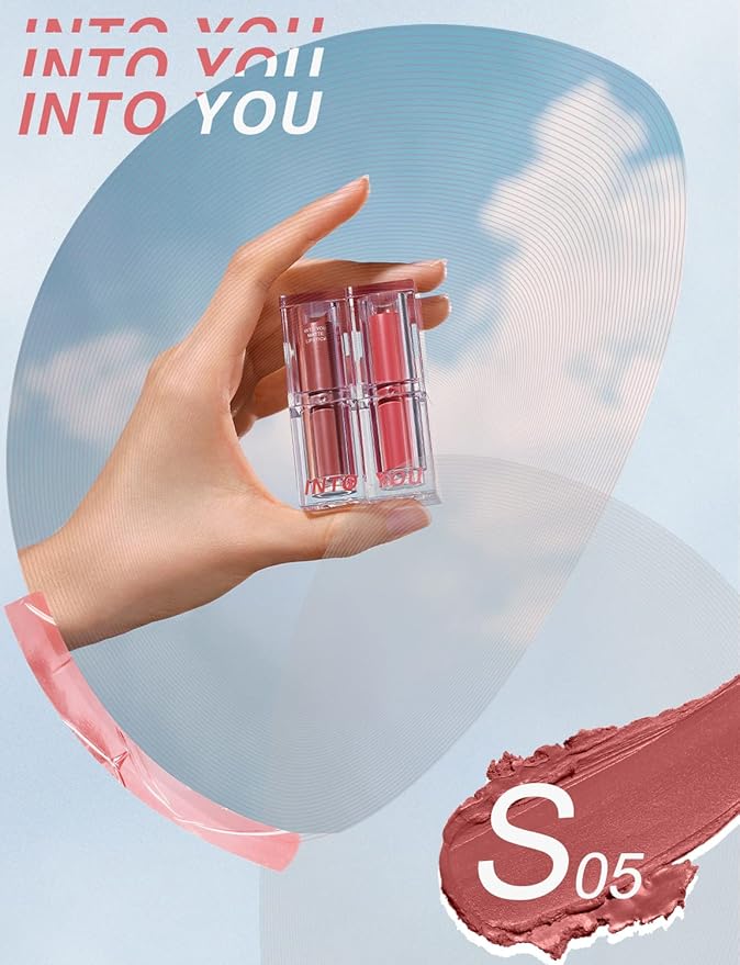 INTO YOU Matte Lipstick Soft Ultra Highly Pigmented Nude Lip Stick Smooth Lightweight Lip Makeup for Women Cream Finish