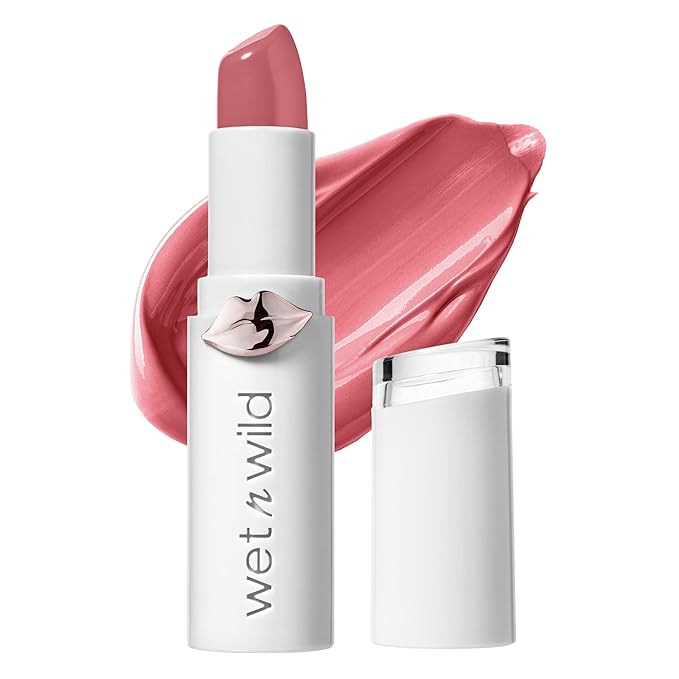 wet n wild Color Icon 5-Pan Palette Brown Walking On Eggshells & Mega Last High-Shine Lipstick Pinky Ring Bundle