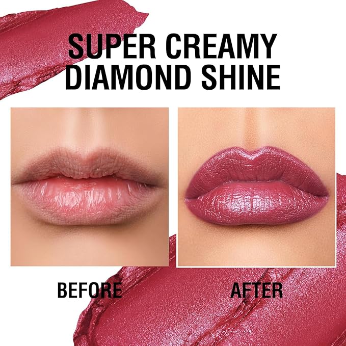 Starry Mermaid Lipstick, High Pigment, Silky Smooth, Nourishing Moisturizer, Long Lasting, Waterproof, Sparkling Lipstick (03#)