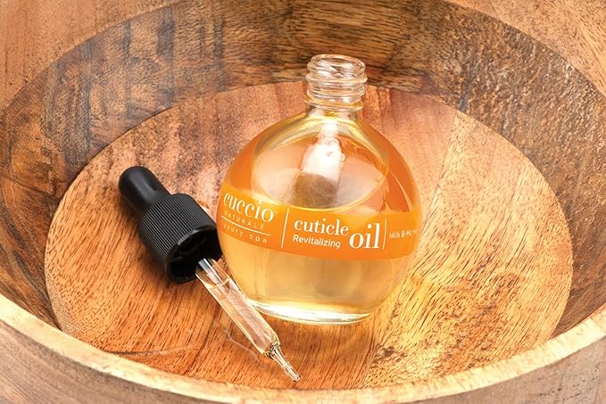 Cuccio Naturale Revitalizing- Hydrating Oil For Repaired Cuticles Overnight - Remedy For Damaged Skin And Thin Nails - Paraben/Cruelty-Free Formula - Milk And Honey - 2.5 Oz (Pack of 2)