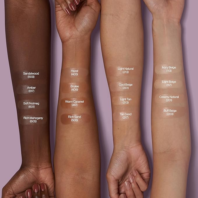 Revlon Illuminance Tinted Serum, Triple Hyaluronic Acid, Evens Out Skin Tone Over Time and Hydrates All Day, SPF 15, 405 Hazel, 0.94 fl oz.