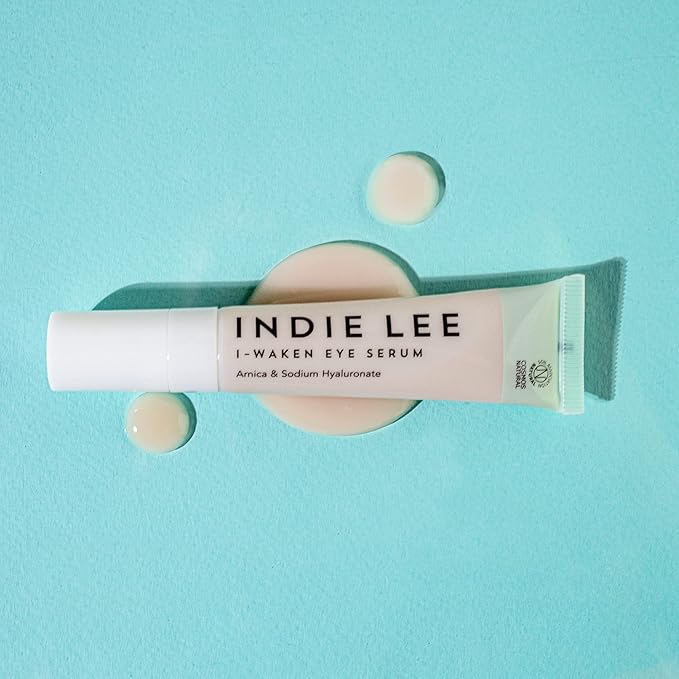 Indie Lee I-Waken Under Eye Serum for Dark Circles and Puffiness - Under Eye Brightener, Anti-Aging & Hydrating Serum for Smoothing & Firming Fine Lines and Wrinkles (0.5oz / 15ml)