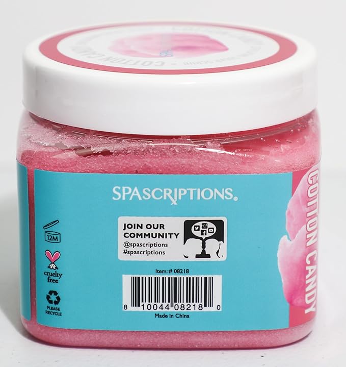 Spascriptions Body Scrubs 21 Oz (21 oz, Cotton Candy)