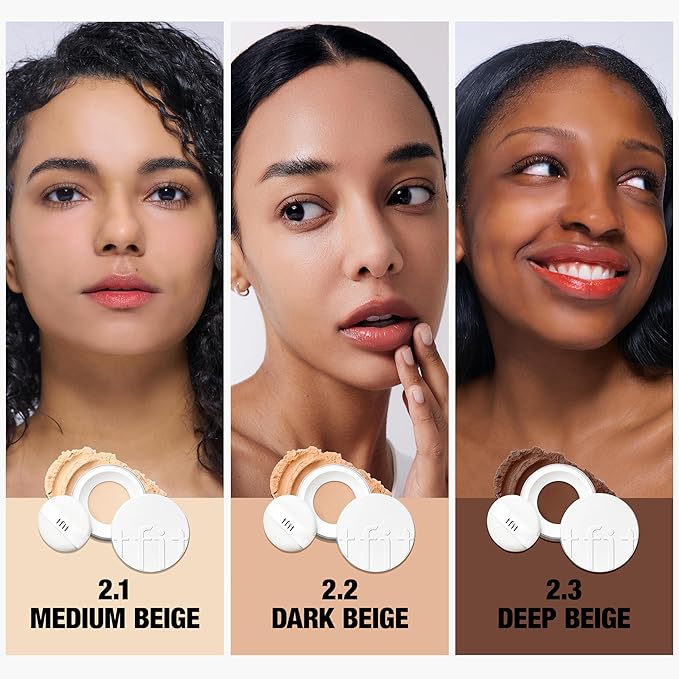 Translucent Set Finishing Powder - Sebum Control Face Loose Powder, Matte & Silky Finish, Lightweight, Long-lasting, Korean Makeup, 0.24 Oz. (2.3 Deep Beige, 0.24 Oz.)