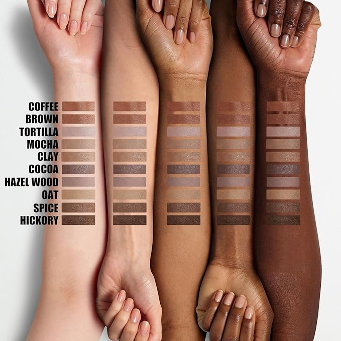 FOCALLURE Cream Contour Stick, Matte Bronzer Stick, Professional Face Shaping & Contouring Stick Makeup, Easy to Apply with Buildable Coverage, Long Lasting & Sweatproof, BROWN