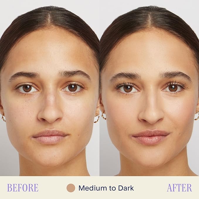 Marcelle BB Cream Beauty Balm, Medium-Dark, Tinted Moisturizer, Skin Enhancer, Lightweight, Hydrating, Hypoallergenic, Non-Comedogenic, Fragrance-Free, Paraben-Free, Oil-Free, Cruelty-Free, 1.5 fl oz
