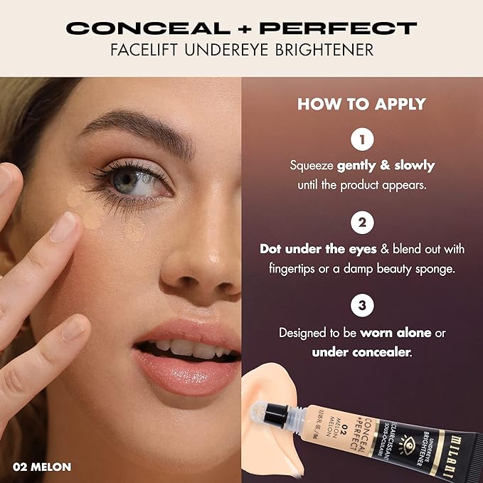 Milani Conceal + Perfect Blur Out Powder and Facelift Collection Kit 1: Honey Contour, Lunar Highlighter, Rose Undereye Brightener