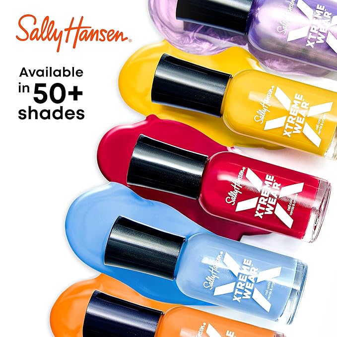 Sally Hansen Xtreme Wear Nail Polish, Streak-Free, Shiny Finish, Long-Lasting Nail Color, Bare it All, 0.12 fl oz