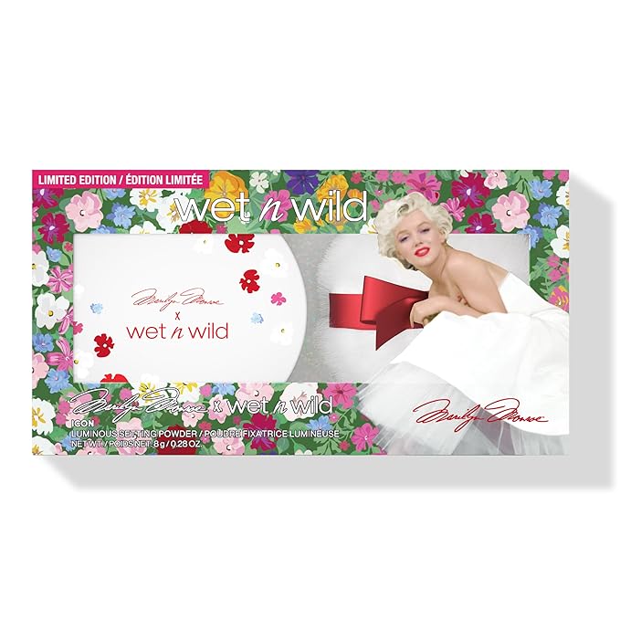 wet n wild Marilyn Monroe Collection Loose Setting Powder, Luminous Finish with Light-Diffusing Pearls – Translucent