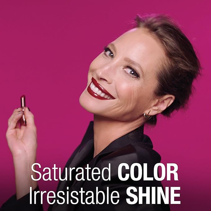 Maybelline New York Color Sensational Shine Compulsion Lipstick Makeup, Scarlet Flame, 0.1 Ounce