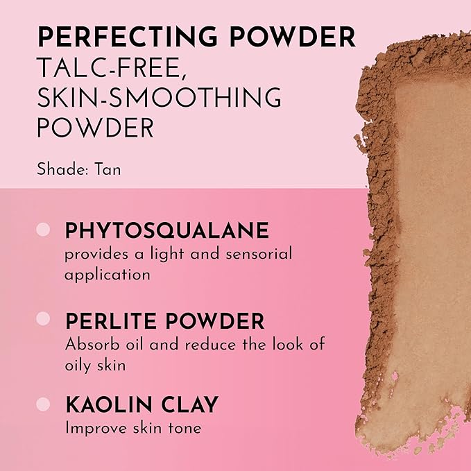 Talc Free Skin Smoothing Powder, Tan, 0.32 oz / 9.1 g