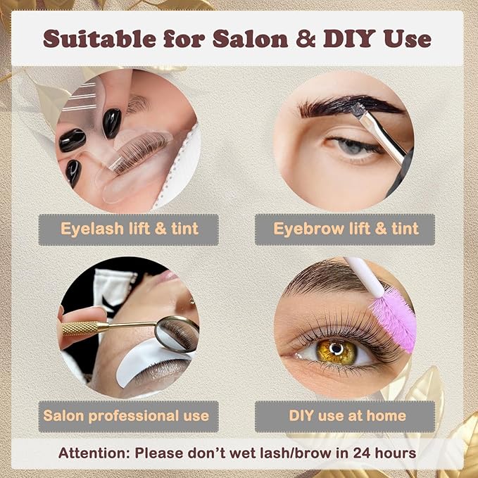 Lash Lift Black Color Kit Upgraded Brow Lamination Black Color Set Long Lasting 6-8 Weeks Eyelash Perm Kit Achieve Salon-Quality Easy to Apply at Home DIY & Salon Safe Effective Results