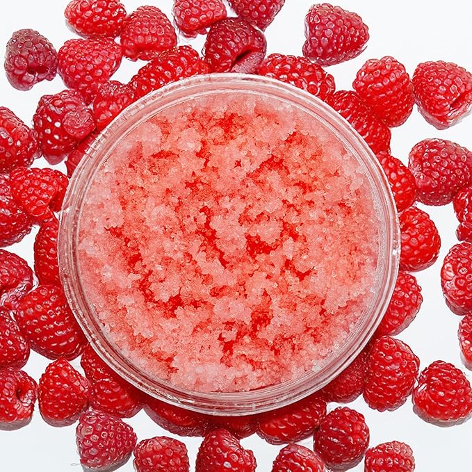 Sugaring NYC Moisturizing and Exfoliating Signature Body Scrub - Silky Smooth Skin and Ingrown Hair Prevention (Raspberry Heaven)