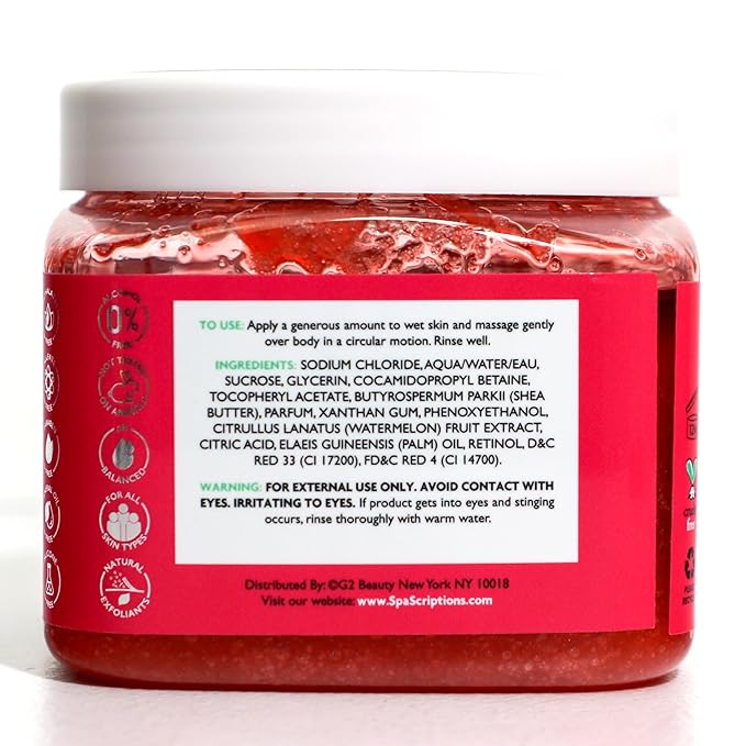 Spascriptions Body Scrubs 21 Oz (21 oz, Pink Sugar)