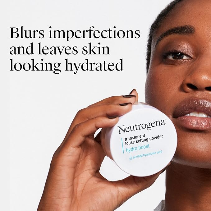 Neutrogena Hydro Boost Translucent Loose Setting Powder with Purified Hyaluronic Acid, .44 oz