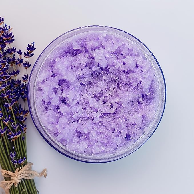 Sugaring NYC Moisturizing and Exfoliating Signature Body Scrub - Silky Smooth Skin and Ingrown Hair Prevention (Lavender Fields)