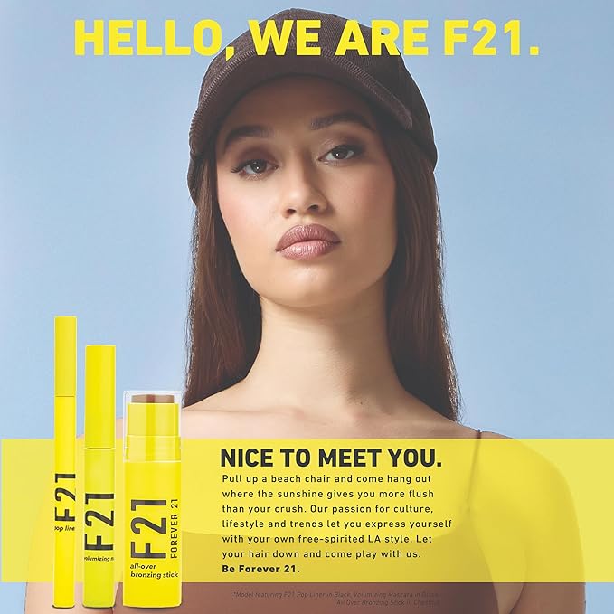 Forever 21 F21 Beauty All-Over Bronzing Stick, Sculpt, Define, Illuminate, and Glow, Silky-Smooth Finish, Radiant Results, Fawn