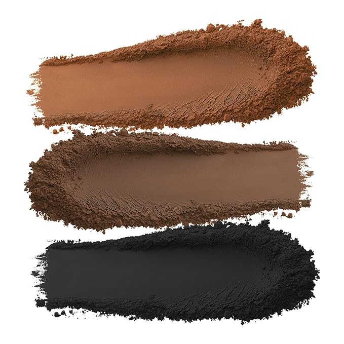 Boobeen 3 Color eyebrow Powder Palette, Waterproof Powder Eyebrow Makeup, Brow Definer Powder Eyebrow Filler to Shape Perfect Brow