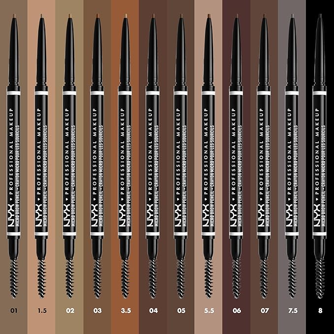 NYX PROFESSIONAL MAKEUP Micro Brow Pencil, Precise Eyebrow Pencil - Chocolate