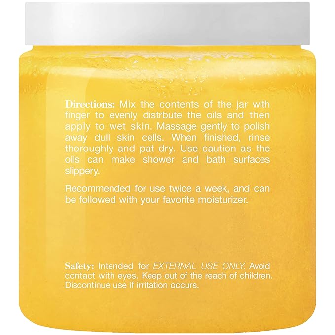 Majestic Pure Sweet Orange Scrub (10 oz) and Tea Tree Scrub (10 oz) Bundle