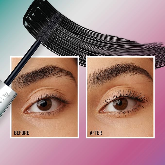 Rimmel London Wonder'Extension Mascara, Lengthens, No Clumps, Smudge-Proof, 003, Extreme Black, 0.37oz