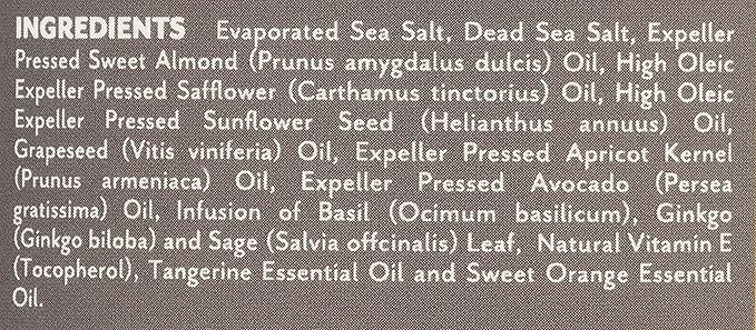Salt Scrub; Tangerine