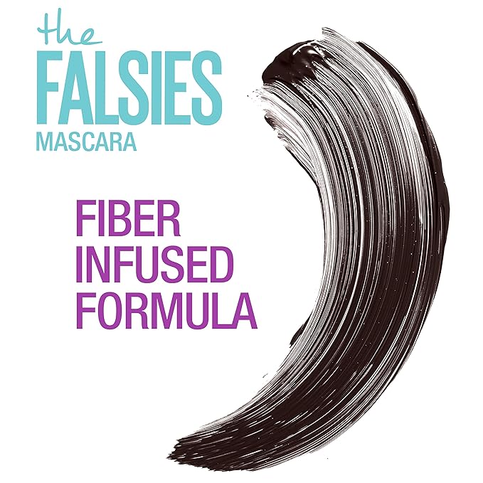Maybelline Volum' Express Falsies Volumizing, Washable Mascara, Blackest Black, 1 Count