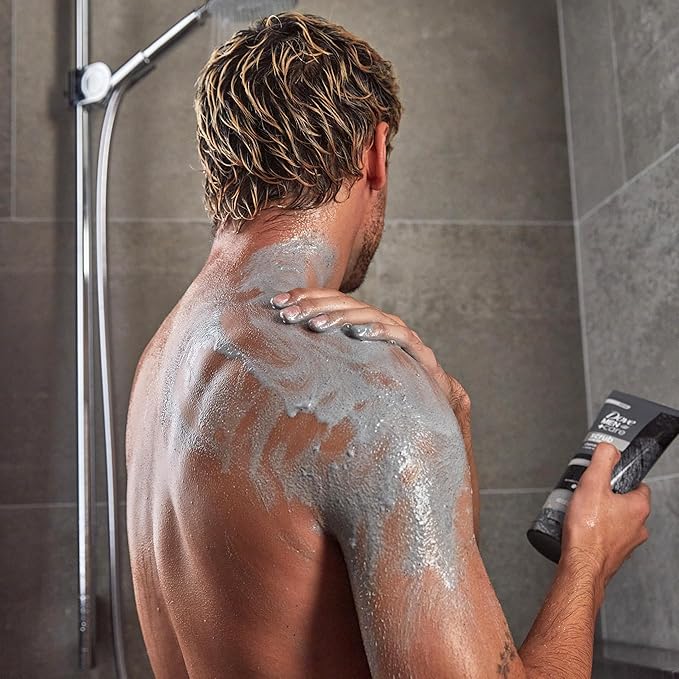 Dove Men+Care Body and Face Scrub Charcoal & Clove Oil Deeply Exfoliates for Hydrated & Nourished Skin 100% Gentle Cleanser, No Sulfate Cleansers or Parabens 9 oz
