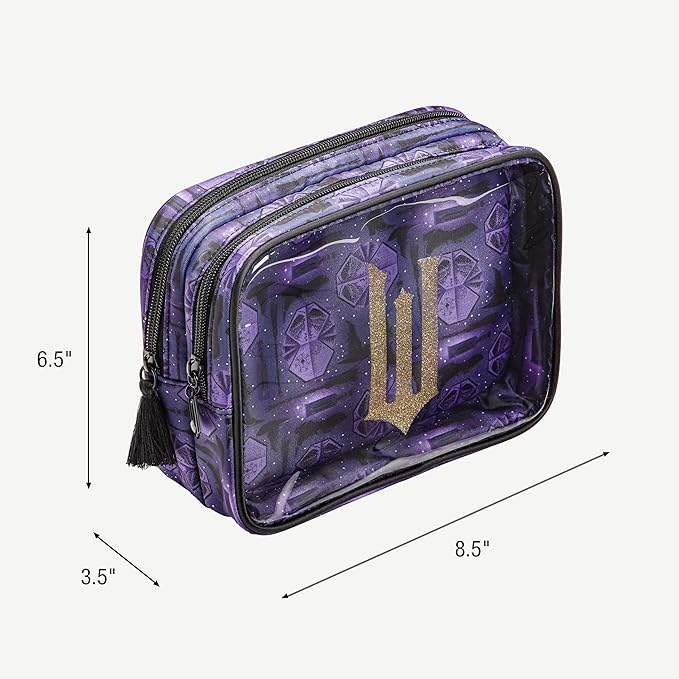 Wicked Purple Double Zip Organizer - Toiletry Bag - Makeup Bag - Travel Makeup Bag - travel essentials - Makeup Organizer - Gifts for her - Conair