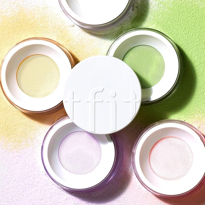 Translucent Set Finishing Powder - Sebum Control Face Loose Powder, Matte & Silky Finish, Lightweight, Long-lasting, Korean Makeup, 0.24 Oz. (2.3 Deep Beige, 0.24 Oz.)