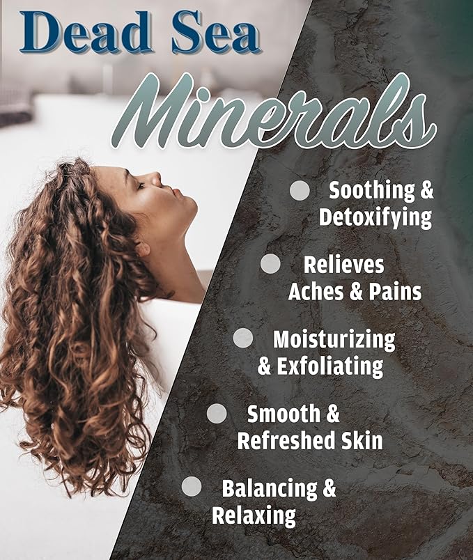 Dead Sea Warehouse - Skin Polish Dead Sea Salt Scrub - For Face, Rough Elbows, And Knees - Silky Smooth Skin, Fragrance-free - Vegan - 8.8 oz