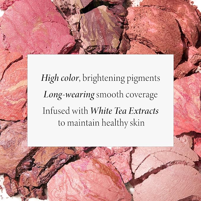 LAURA GELLER NEW YORK Baked Blush-n-Brighten Marbleized Blush + Angled Brush (05 Sunswept, 47mm)