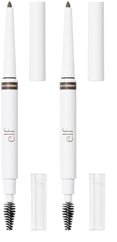 e.l.f. Instant Lift Waterproof Brow Pencil, Long-Lasting Eyebrow Pencil For Grooming & Shaping Brows, Vegan & Cruelty-free, Neutral Brown (Pack of 2)