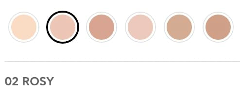 Radiant Professional Maxi Coverage Powder - Vitamin C Enriched - Helps Retain Moisture - SPF 15 - Full Coverage Makeup Foundation - Matte Finish Makeup Powder - Rosy (02)