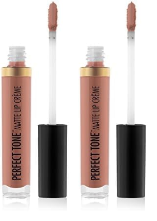 Black Radiance Perfect Tone Matte Lip Crème Let's Toast (Pack of 2)