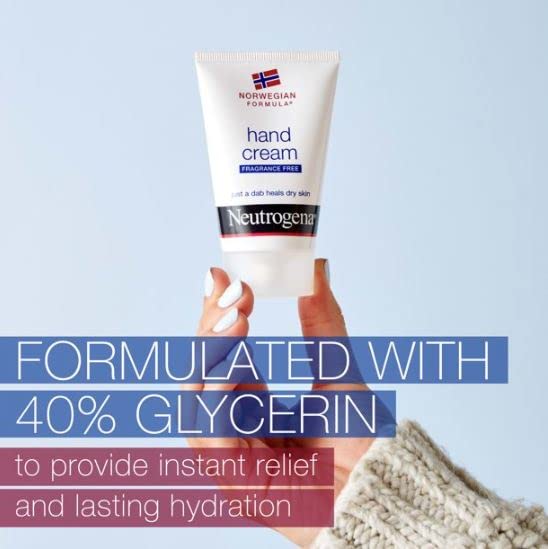 Neutrogena Norwegian Formula Hand Cream Fragrance Free 2 OZ - Buy Packs and Save (Pack of 3)