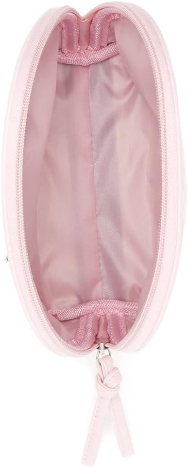 Home Basics Leopard Zippered Cosmetic Accessory Pouch, Pink