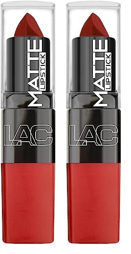 L.A. COLORS Matte Lipstick, Starlet CML470 (Pack of 2)
