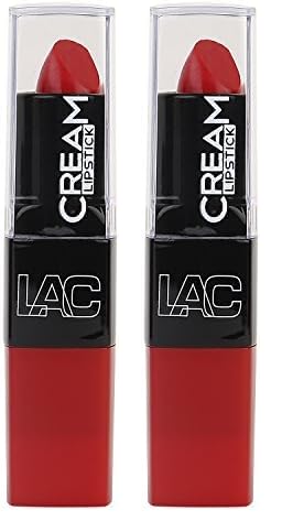 L.A. COLORS Moisture Cream Lipstick, Candied CML487 (Pack of 2)